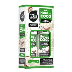 Kit Gota Dourada Nata de Coco Shampoo e Condicionador